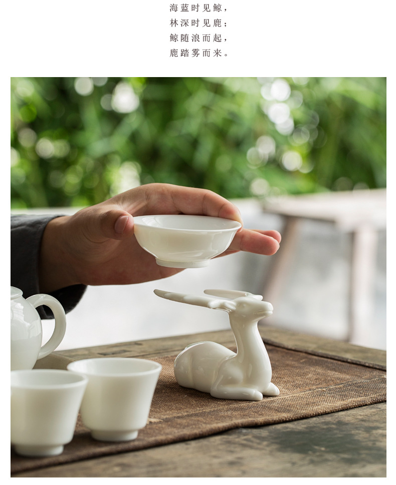 Bộ lọc trà bằng gốm sứ hình hưu