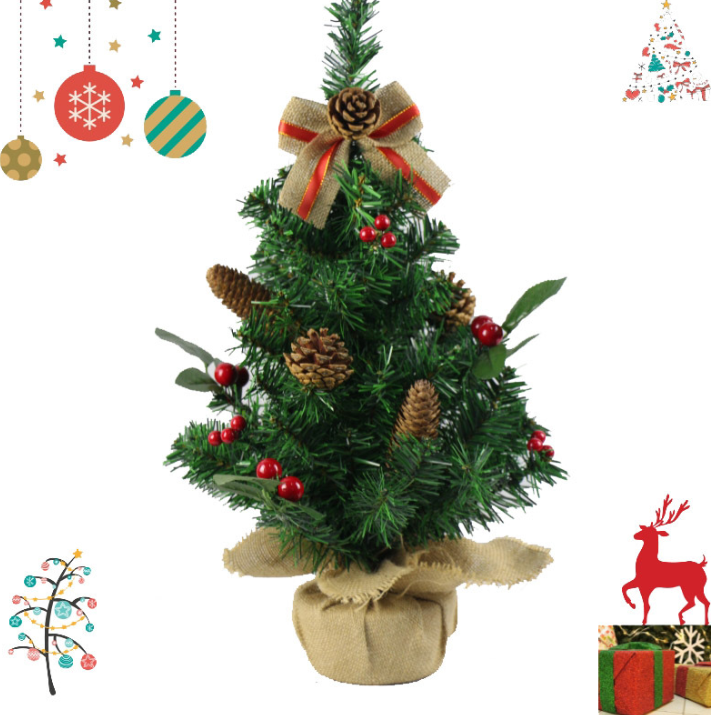Cây thông noel nhí cao 30cm, 40cm để bàn mẫu c11