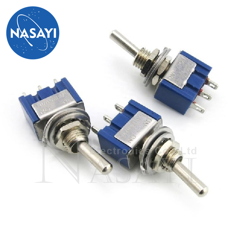 10pcs 钮子开关 mts-102 单联摇臂开关