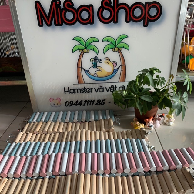 Thang gỗ uốn nhập - Gỗ - 50cm