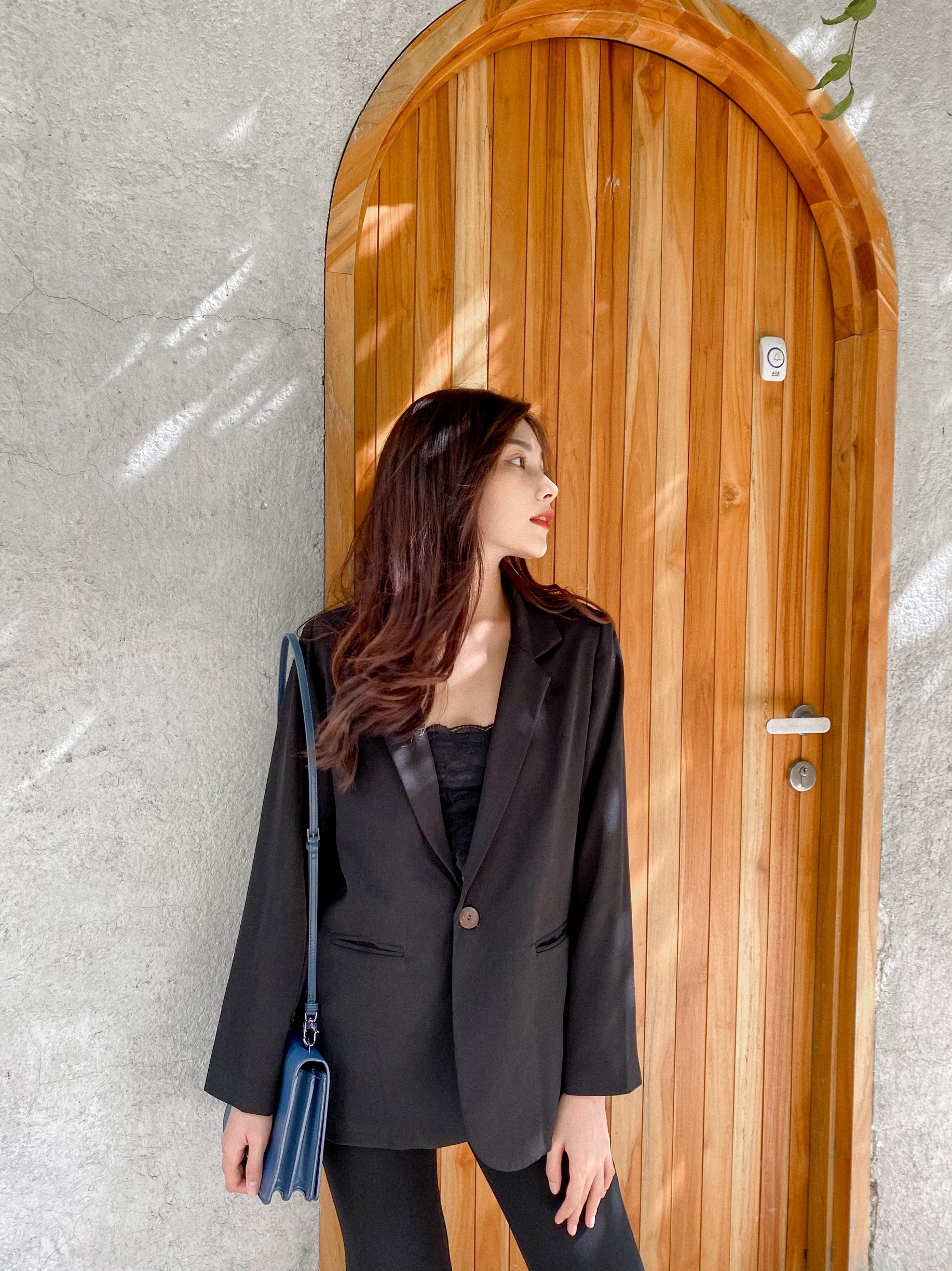 YU CHERRY | Áo khoác nữ kiểu cơ bản Basic blazer II YA401