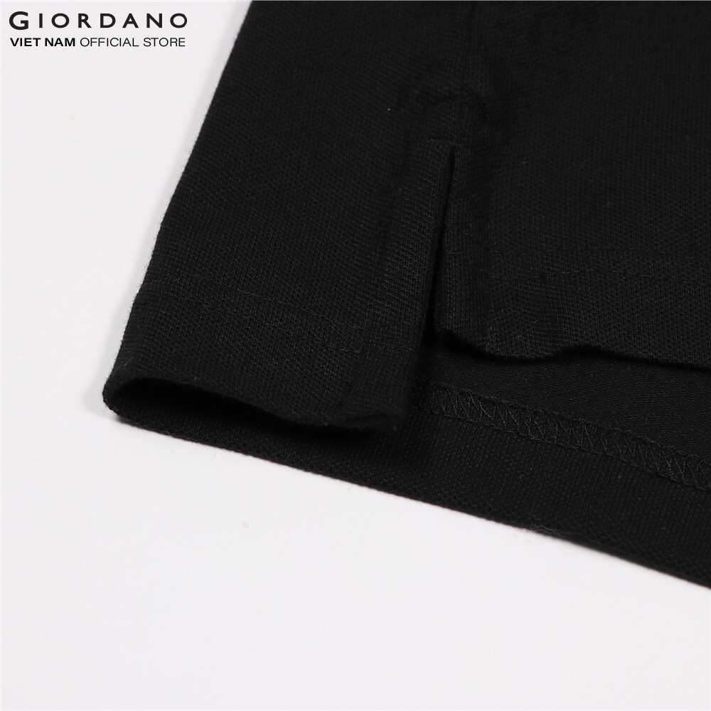 GIORDANO Áo Thun Nam Có Cổ Trơn Polo 01012018