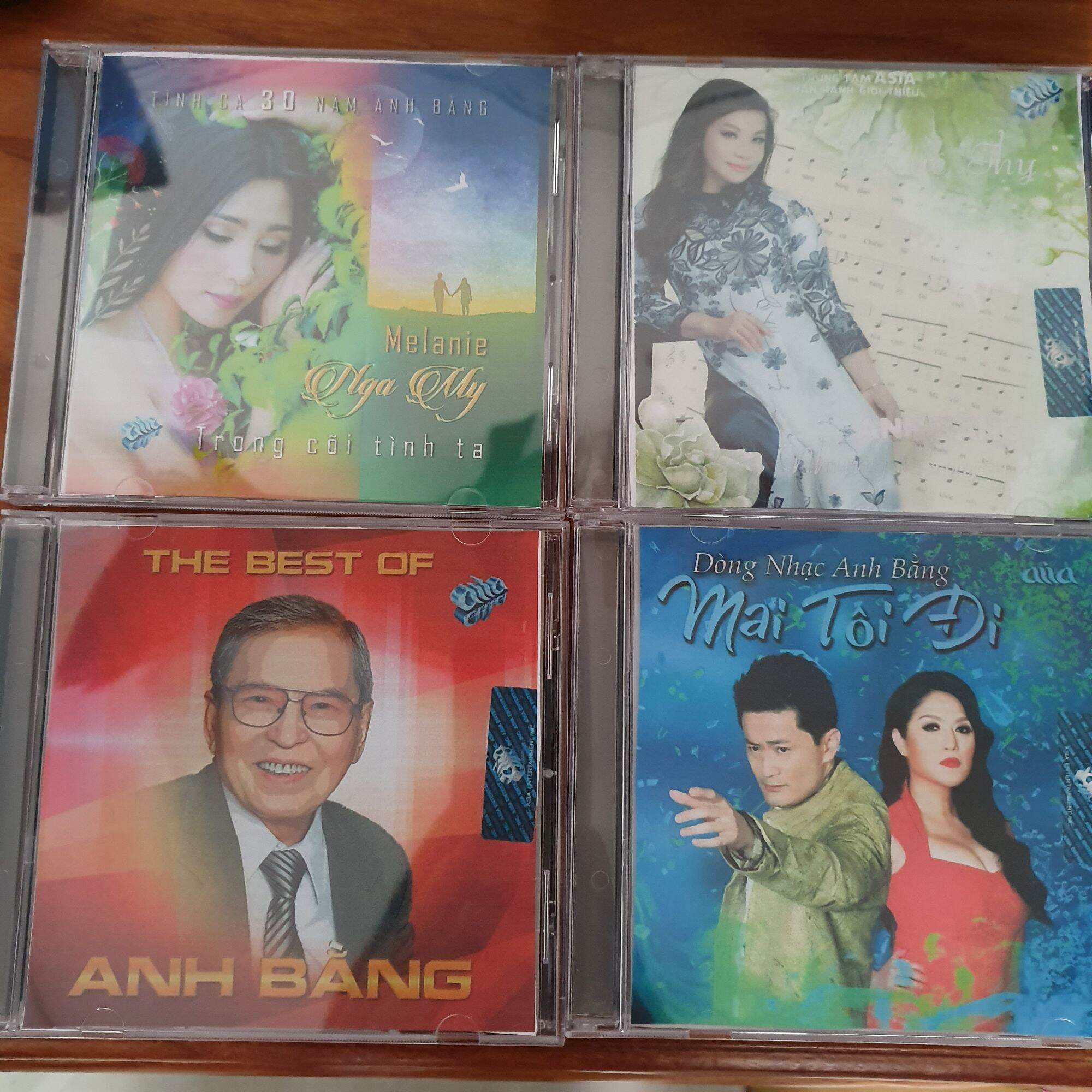 [MDCD] Bộ 4 Đĩa CD Nhạc Sĩ Anh Bằng Tuyển Chọn