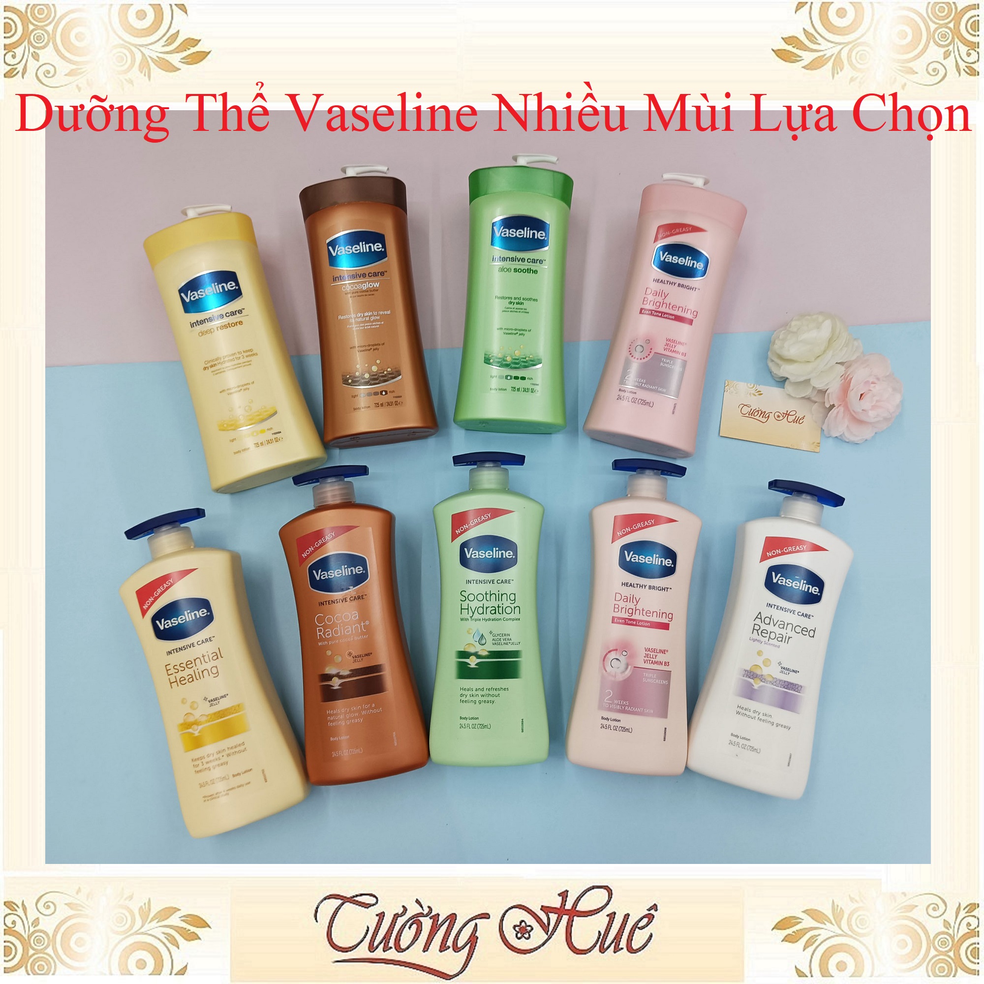 Dưỡng thể Vaseline intensive care 725ml