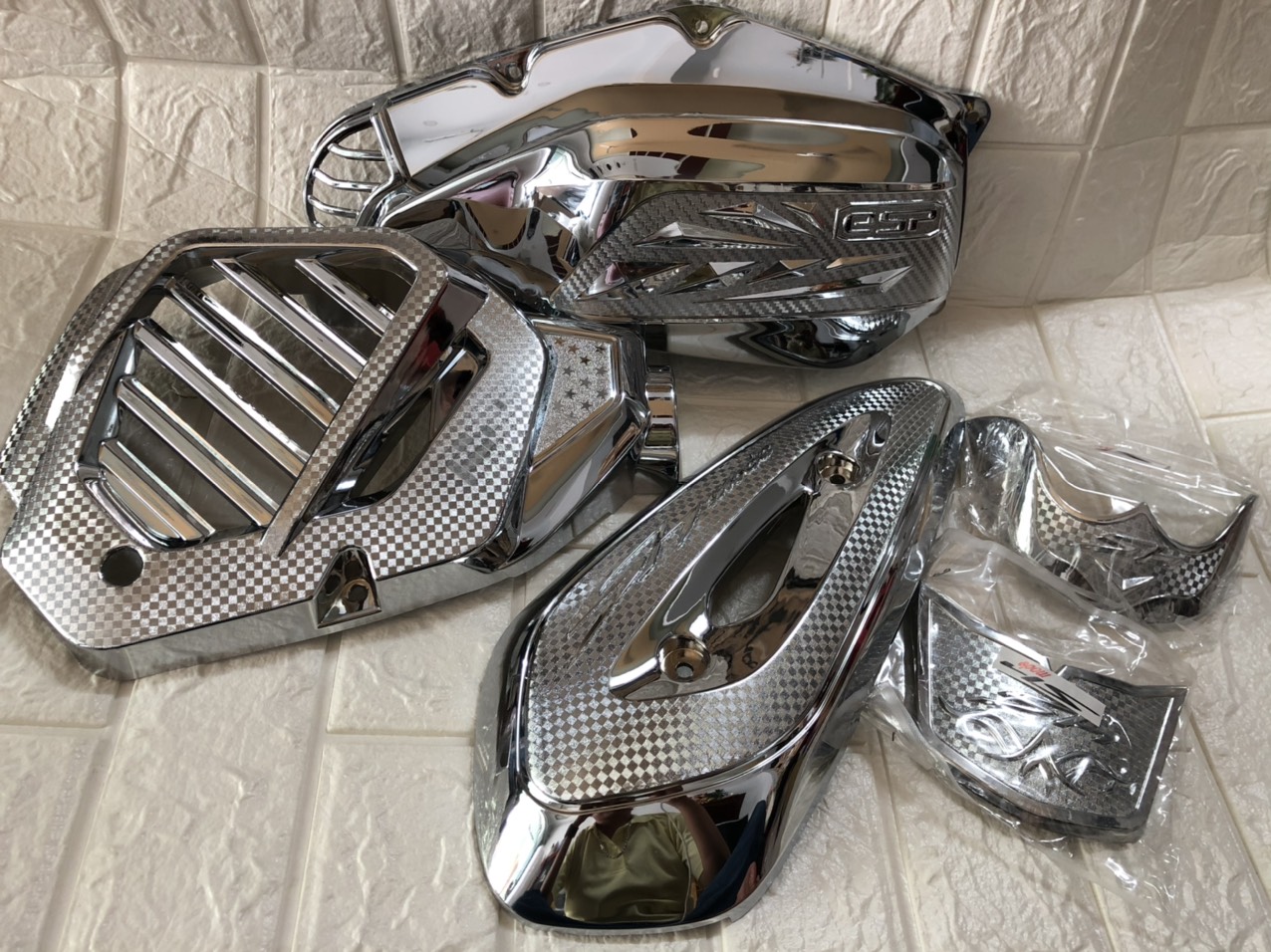 BỘ 10 MÓN ỐP MẠ CROM SH MODE (2014-2019) CAO CẤP SIÊU THỊ VIỆT