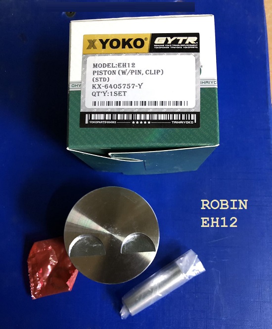 Máy đầm cóc MT72 Robin EH12 Piston, Séc măng, D=60mm