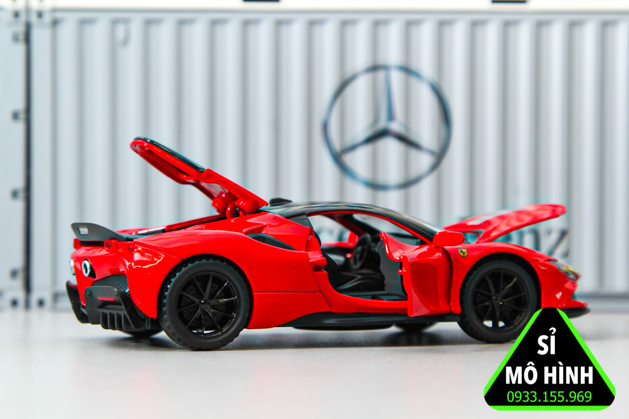 [ Sỉ Mô Hình ] Mô hình siêu xe Ferrari SF 90 1:32