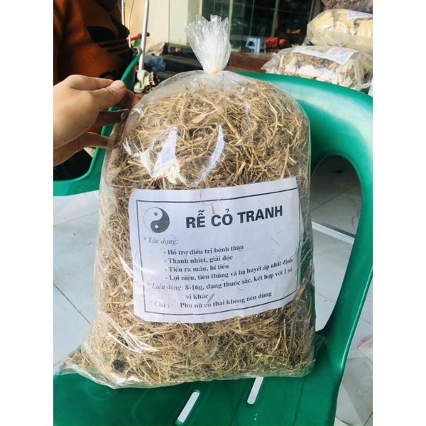 1kg rễ cỏ tranh khô
