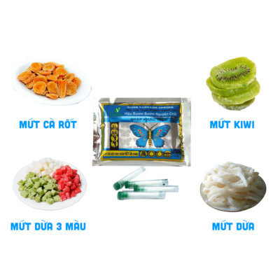 2 Gói Bột Thơm VANI Hiệu Bươm Bướm 2.5g (10 ống/gói)