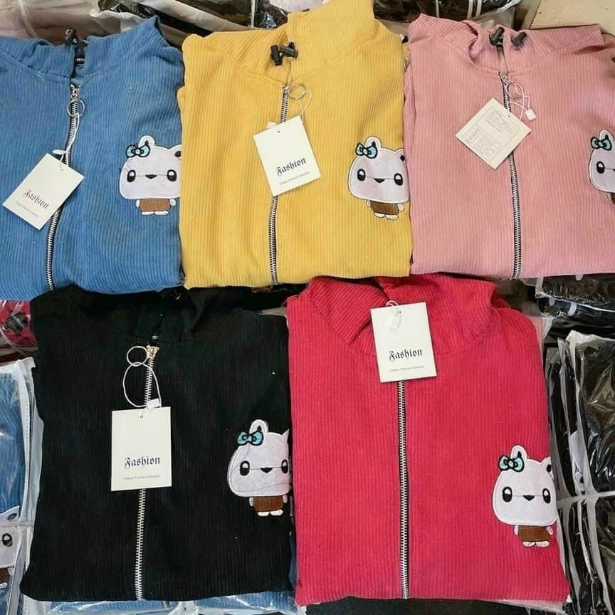 Áo khoác kaki nhung quảng châu mới