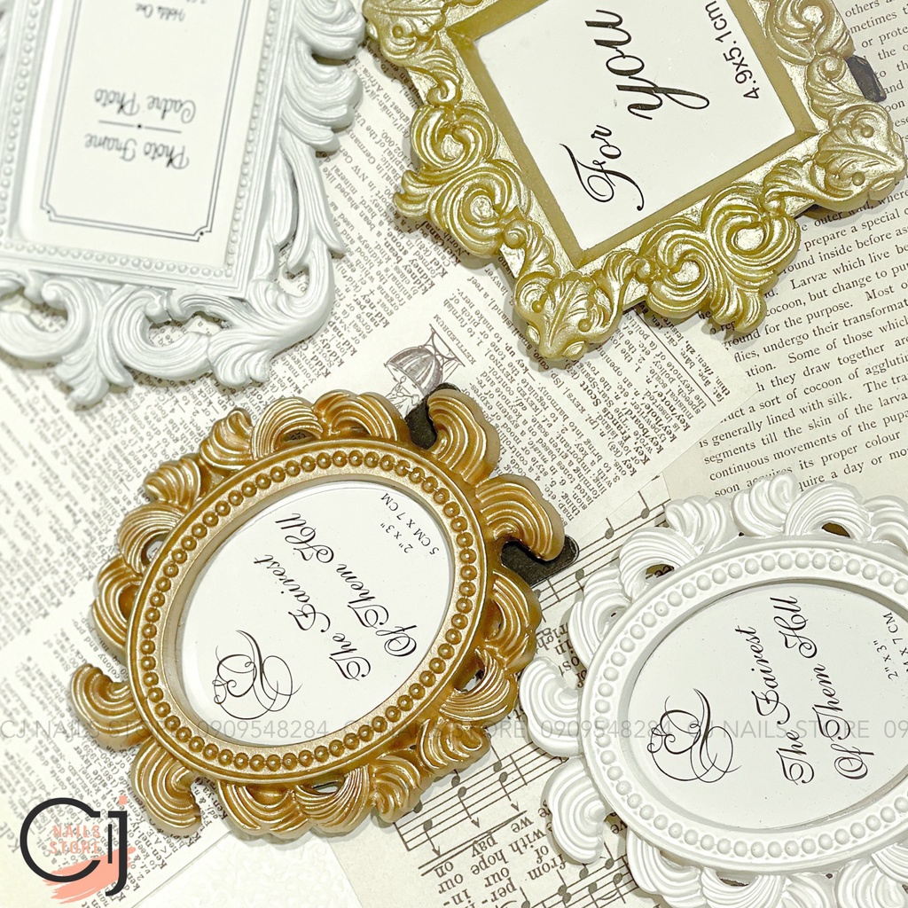 {CJ Nails Store} Khung ảnh decor chụp hình móng