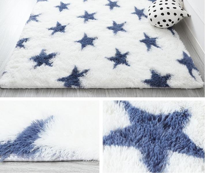 { SỈ SLL} Thảm Lông Loang Trải Sàn Cao Cấp - Lông mềm dày. ( 1m6x2m )