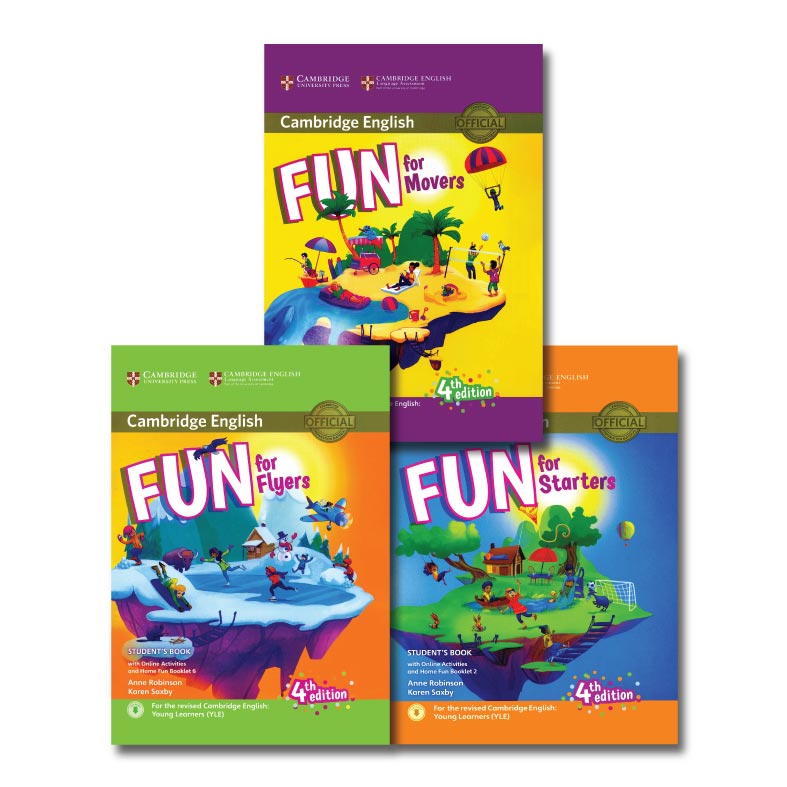 Cambridge English Fun For Starters - Movers - Flyers - tặng audio