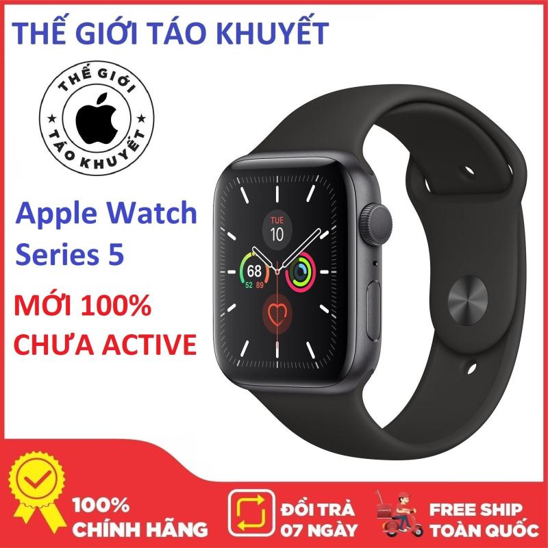 Đồng hồ Apple Watch Series 5 NHÔM - GSP - 40mm - Dây cao su - Nguyên SEAL Mới 100% - Bảo hành 12 tháng - Thế Giới Táo Khuyết