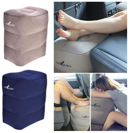 Leg rest pillow for office and traveling