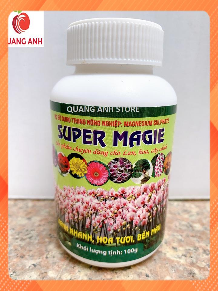 Phân bón Super Magie - CHUYÊN DÙNG CHO LAN - HOA CÂY CẢNH - CHAI 100GR