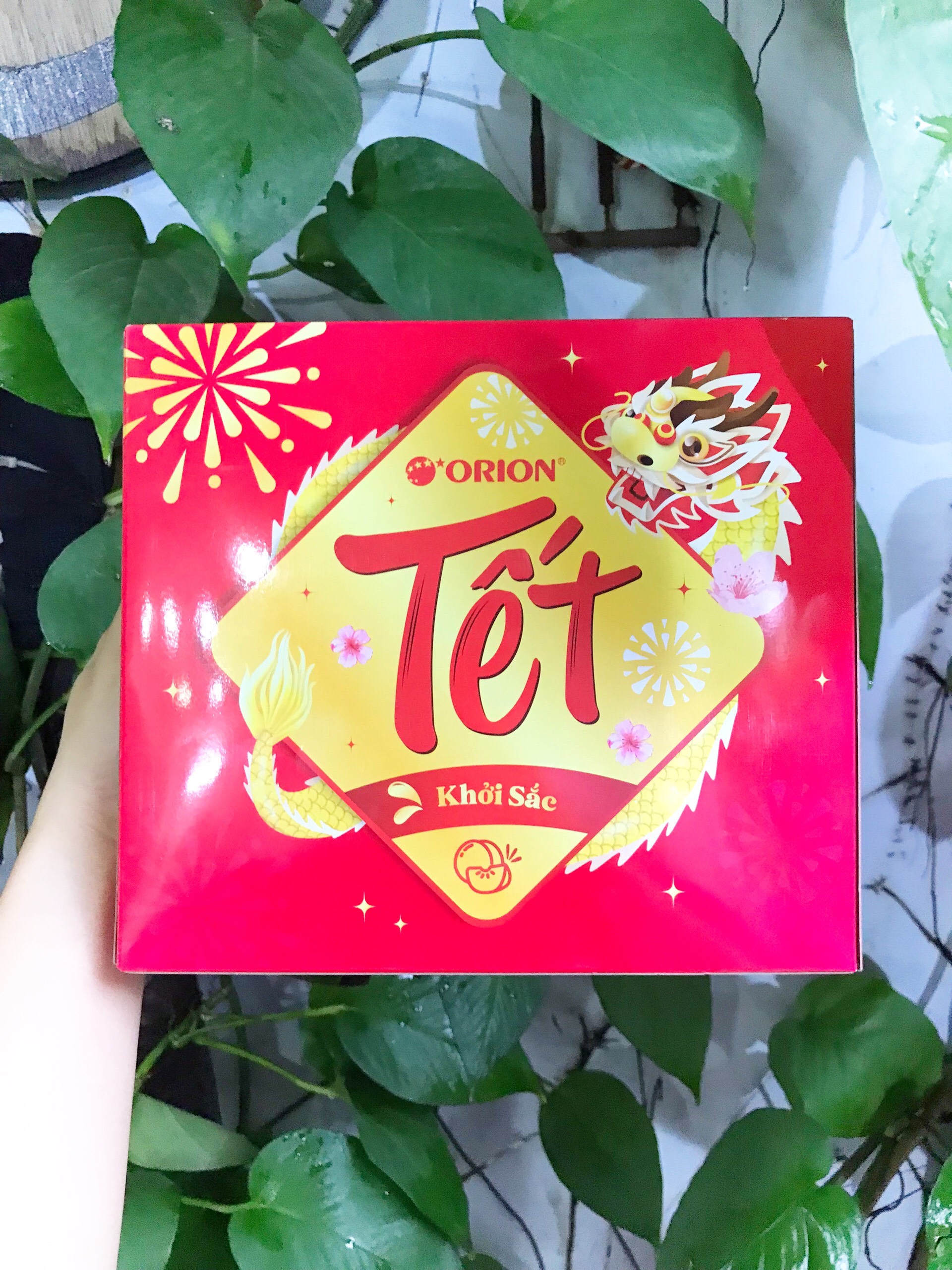 Bánh Choco Pie Sakura Vị Đào Orion (Hộp 12 cái)
