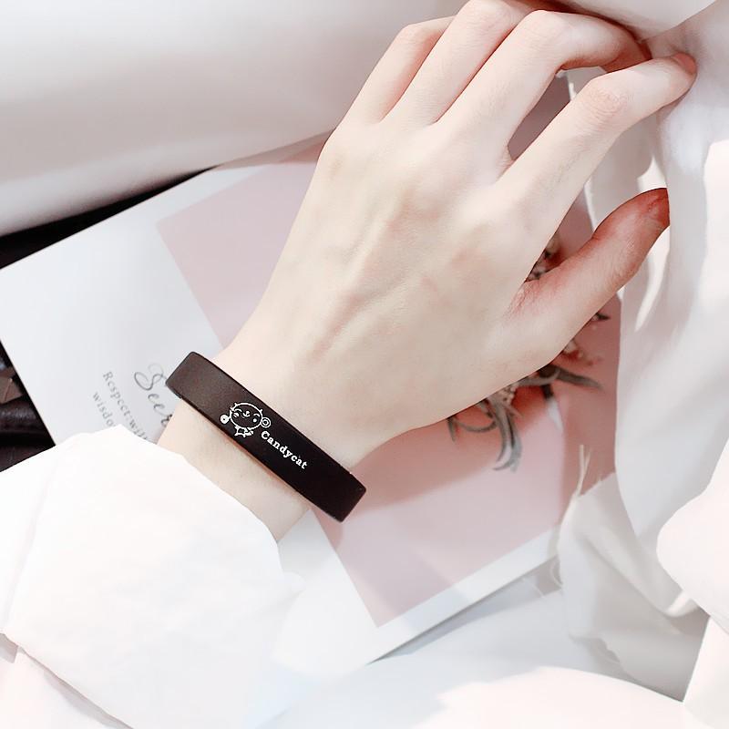 Vòng tay silicon CanDyCat thời trang phong cách Hàn MS022