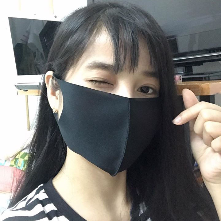 Khẩu trang vải poly combo 2 cái