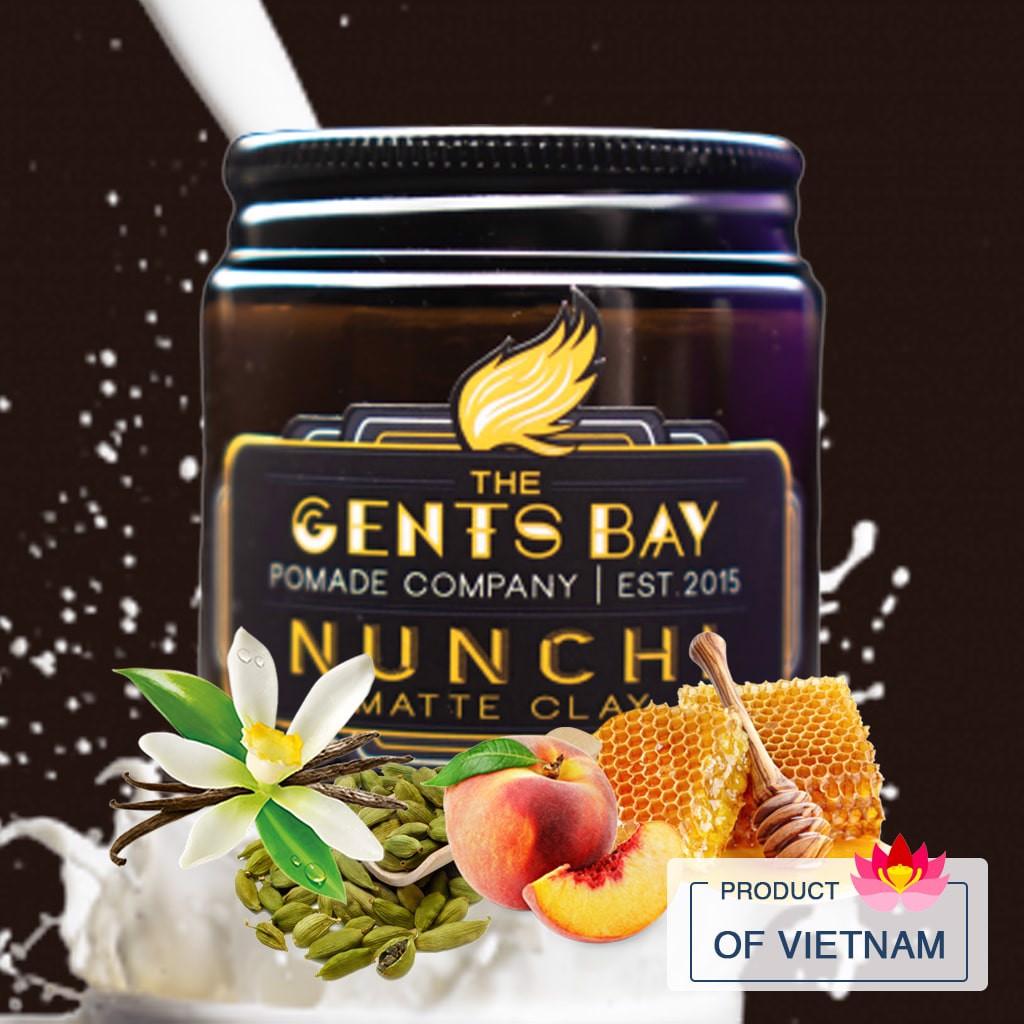 [HCM]Sáp vuốt tóc Gents Bay Nunchi Matte Clay 56gr
