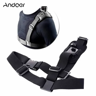 Andoer Shoulder Strap for Gopro HD Single Shoulder Strap Mount Chest Harness Belt Adapter for GoPro