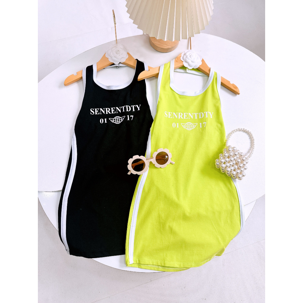 VÁY BODY BÉ GÁI CÁ TÍNH SIZE  8-20KG(BDXD)