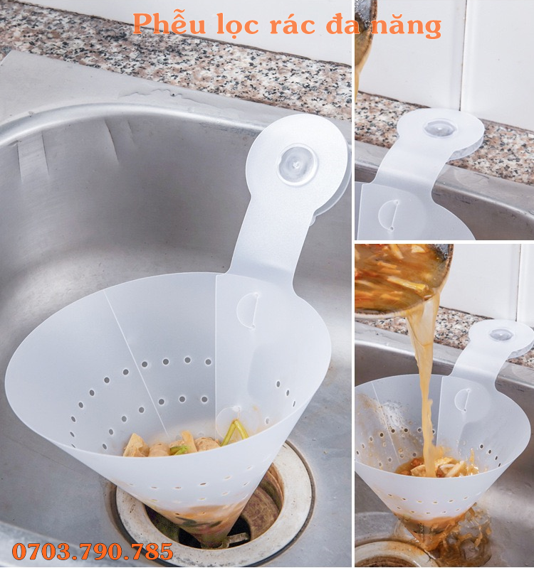 Phễu lọc rác đa năng