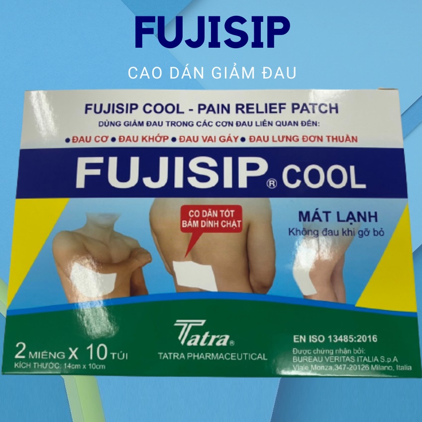 Cao dán giảm đau FUJISIP Cool gói 2 miếng