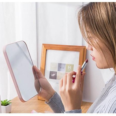 GƯƠNG ĐỂ BÀN TRANG ĐIỂM HÌNH CHỮ NHẬT CÔNG CHÚA DỄ THƯƠNG - GƯƠNG GẤP GỌN TIỆN MANG ĐI DU LỊCH KHẮP NƠI