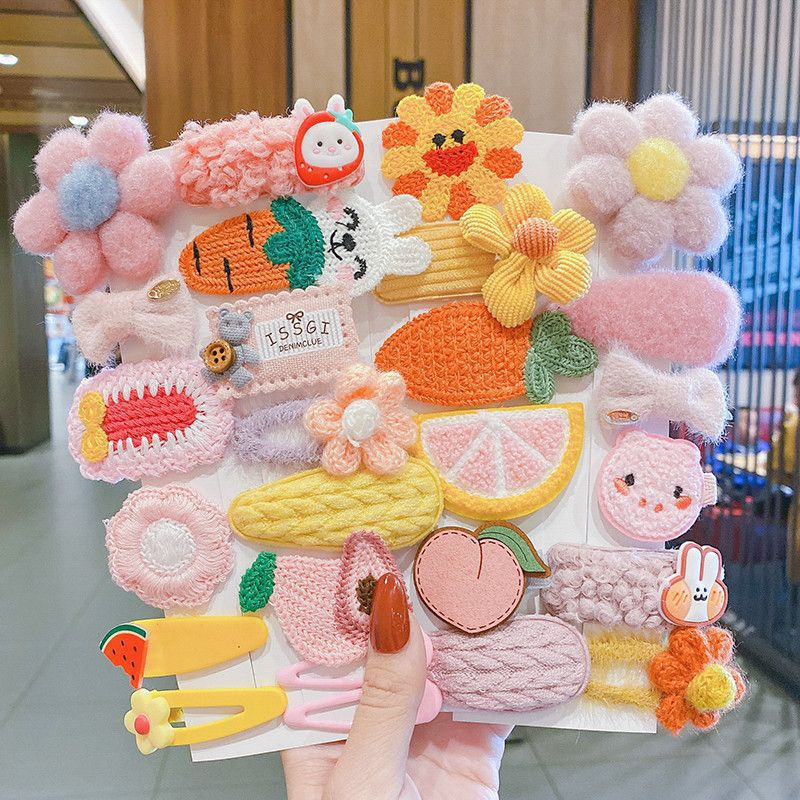 Set kẹp tóc 8 món cực xinh cho bé gái