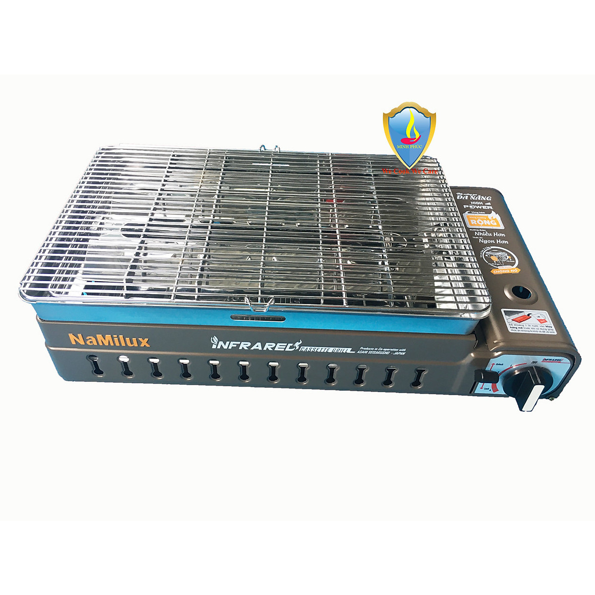 Bếp nướng gas đa năng namilux gm2120ps - hàng chính hãng namilux