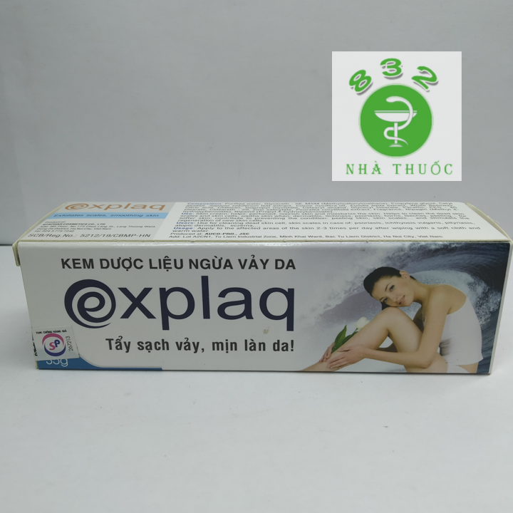 Kem ngừa vảy da Explaq tuýp 35g