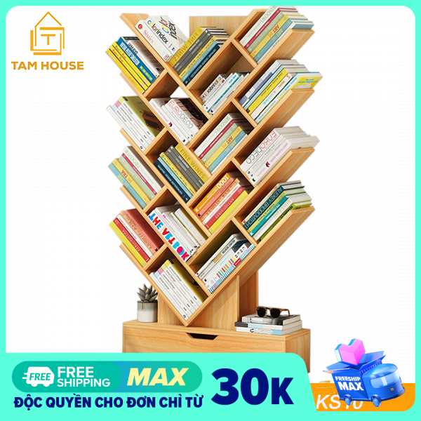 Tâm House Kệ sách đa năng nhiều ngăn hình chữ V cao cấp - K10