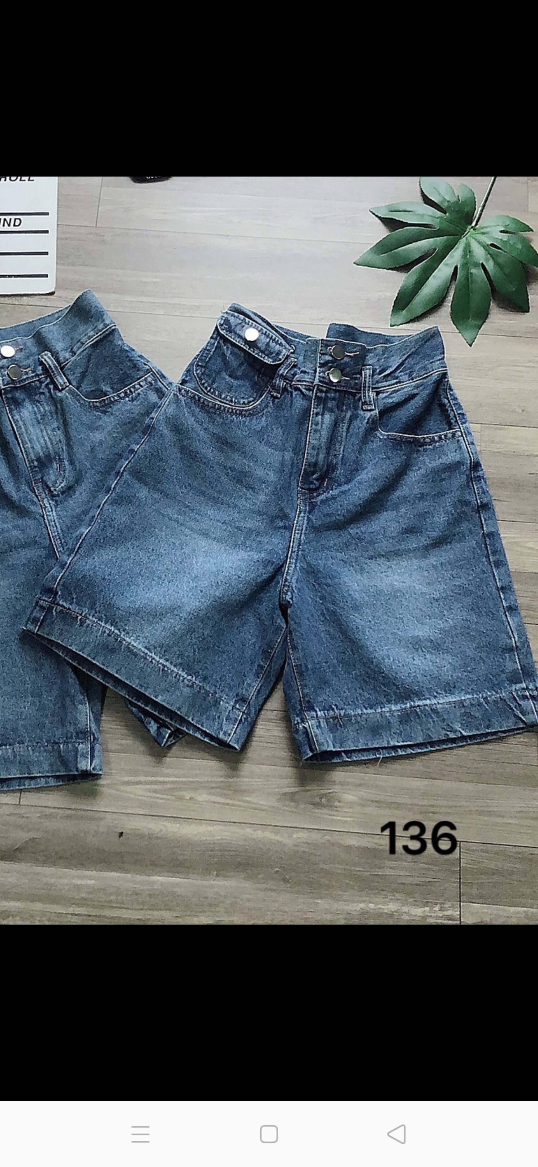 quần short jeans nữ có size lớn từ 26 đến 35