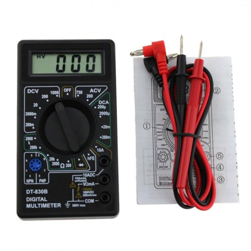 Đồng hồ đo điện vạn năng nhỏ gọn DT830B