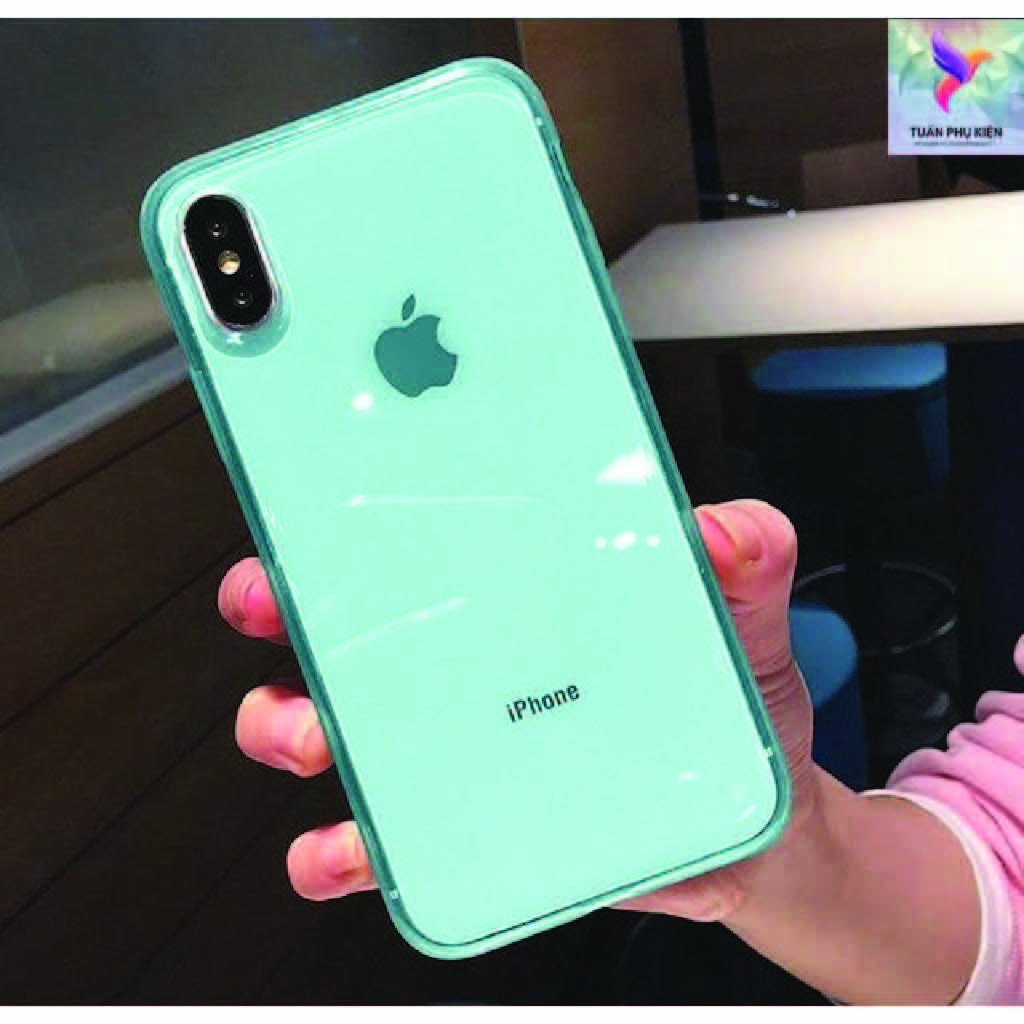 Ốp Lưng Iphone ⚡ Ốp Lưng Điện Thoại Iphone Pastel Trong Suốt ⚡ Full Các Dòng Iphone