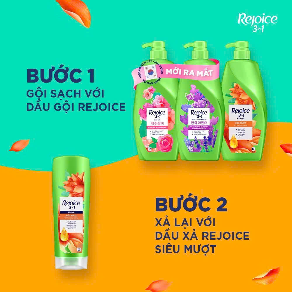 DẦU GỘI REJOICE SIÊU MỀM MƯỢT