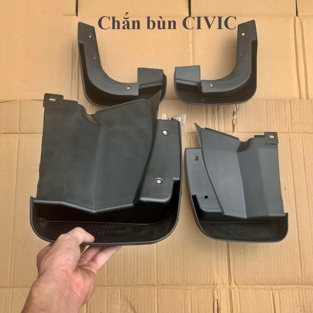 Chắn bùn xe civic 2007- 2012 kèm ốc vít , hạn chế bùn đất bắn lên xe