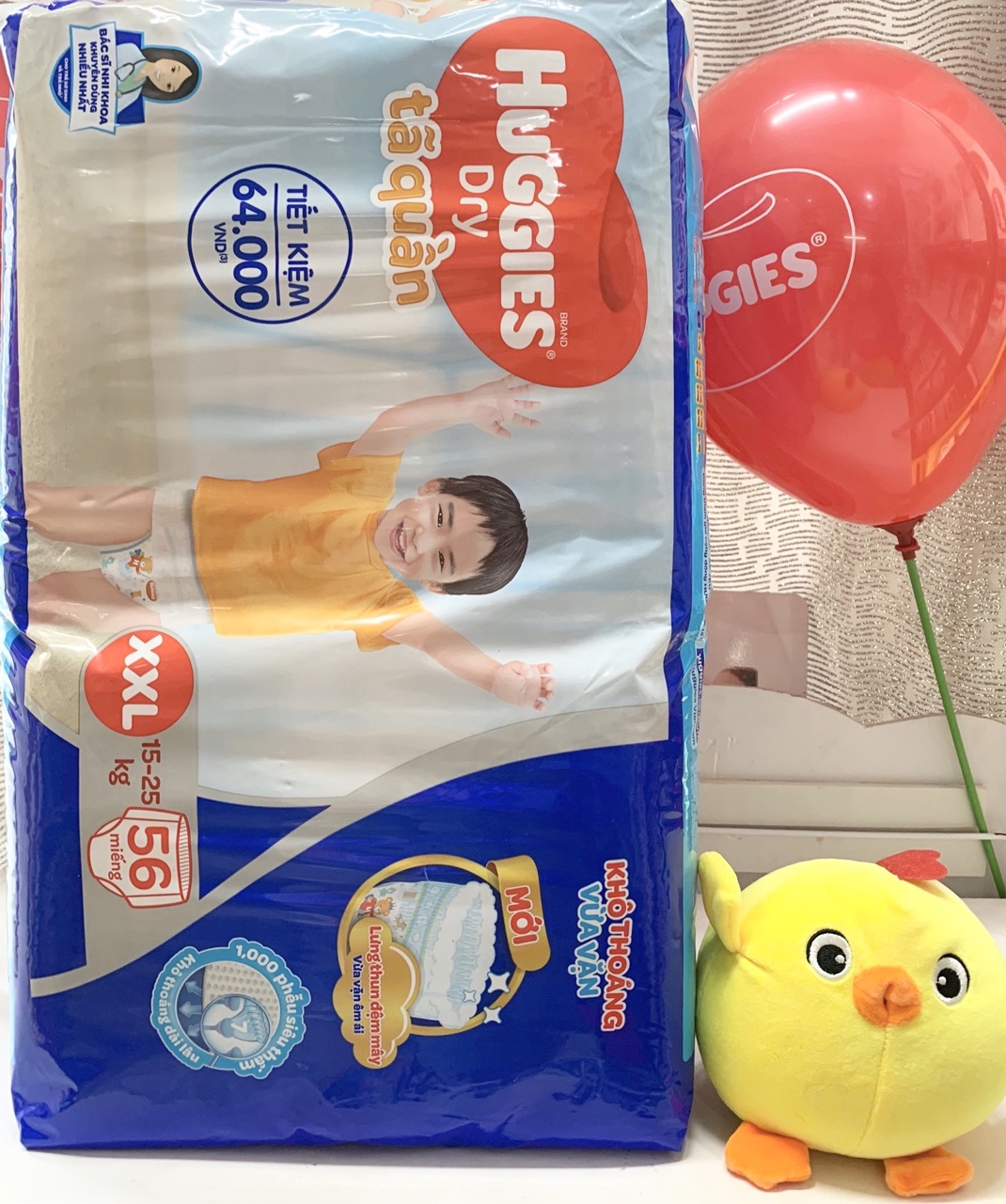 [HCM]Tã/bỉm quần Huggies Super Jumbo XXL56