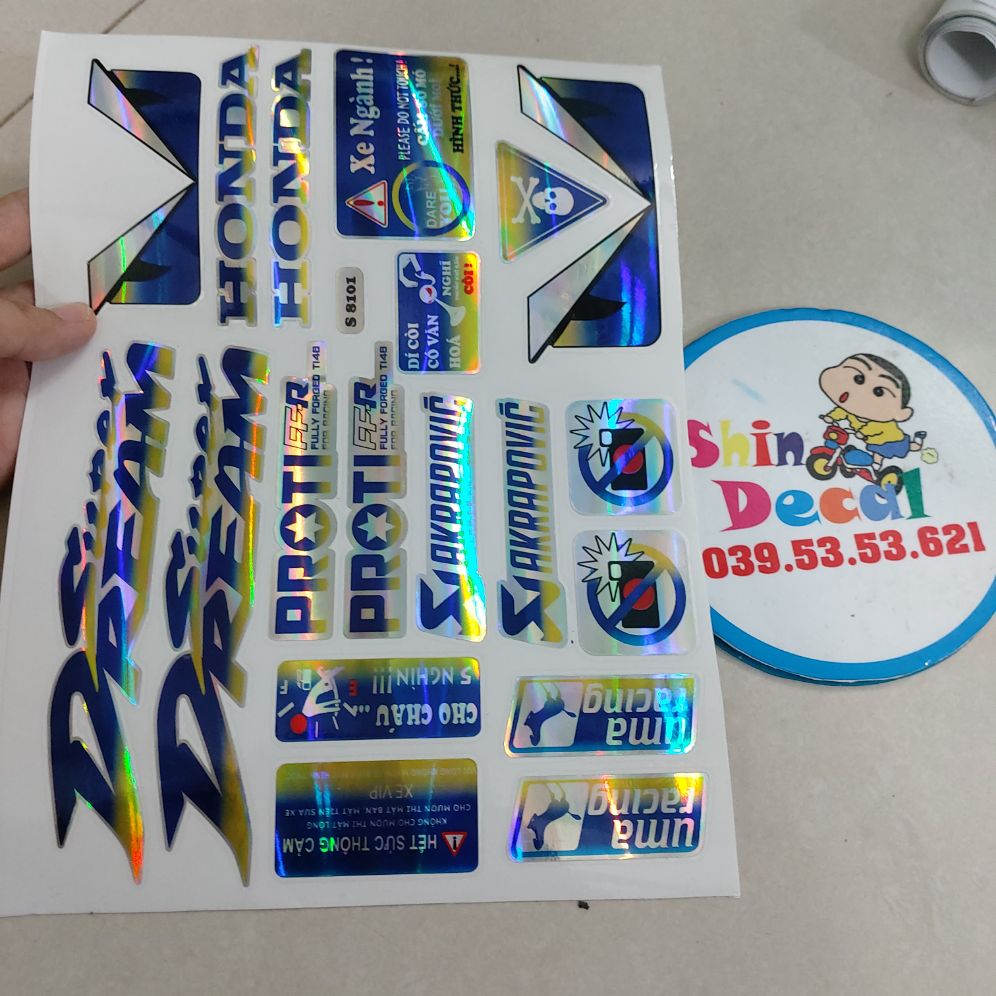 Combo logo dream mắt cú titan 7 màu.