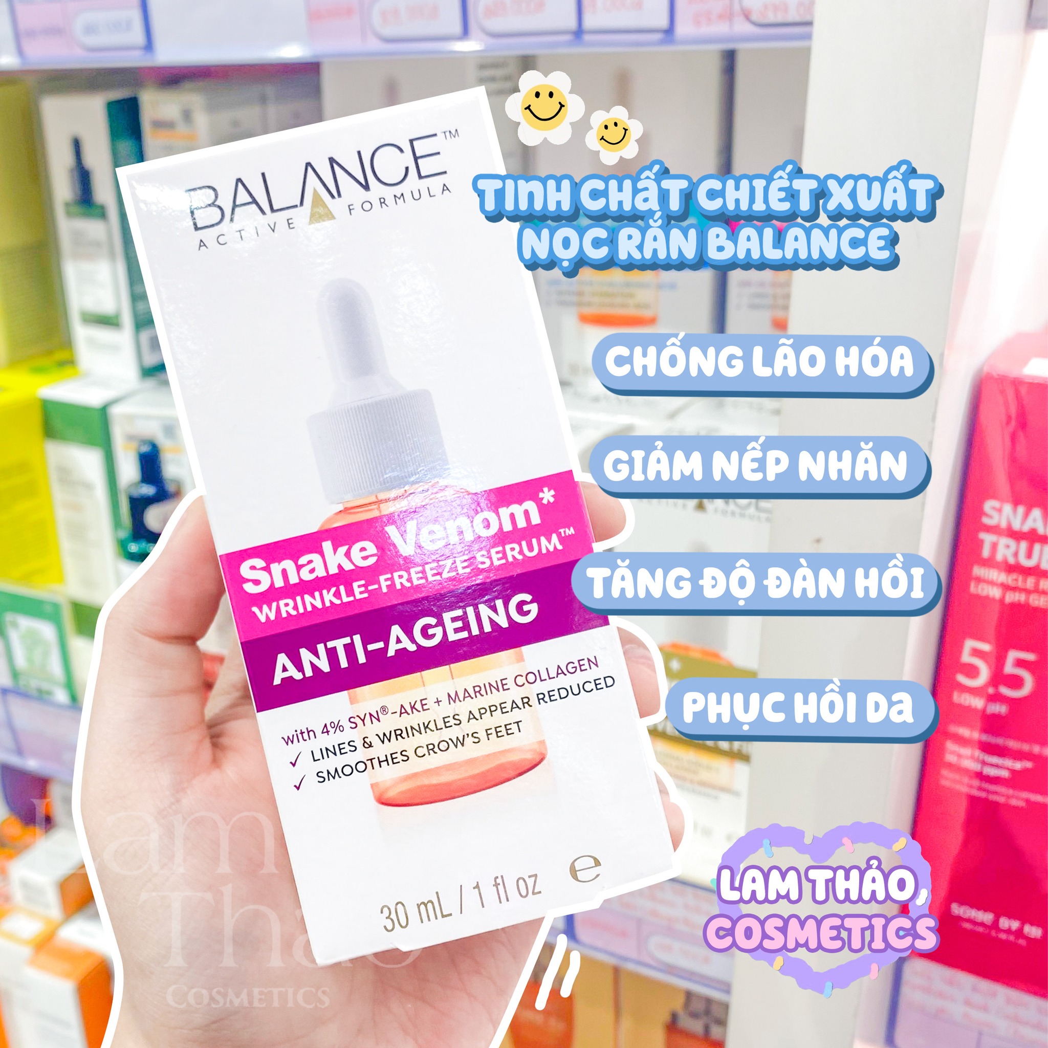 Tinh Chất Dưỡng Da Balance Active Formula Serum (Mẫu Mới) 30ml