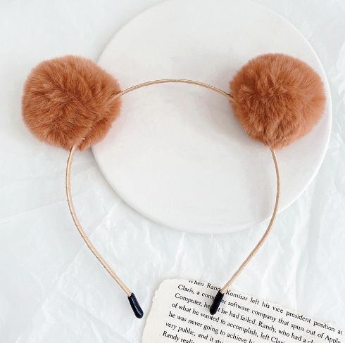 Cài tóc tai gấu (cài 2 cục bông) ngộ nghĩnh Phụ Kiện 68