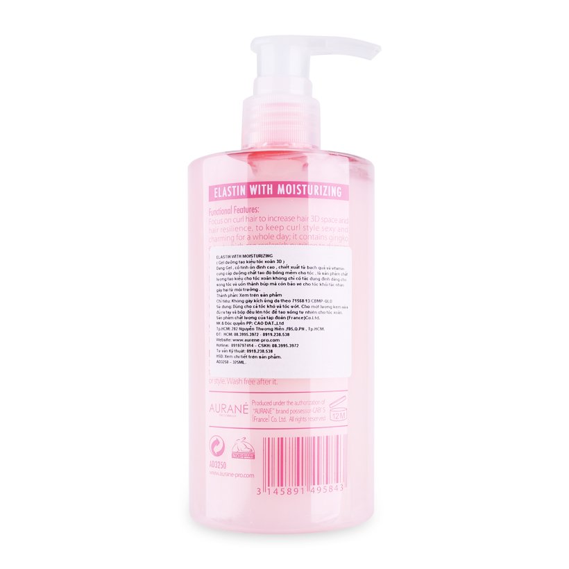 [HCM]Kem Tạo Kiểu Tóc Xoăn Aurane Elastin Whith 325Ml