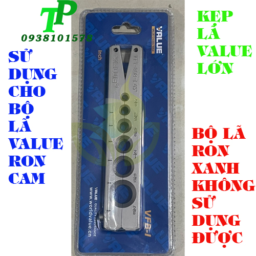 Kẹp ống đồng value vfb-i, kẹp loe ông đồng loại lớn chỉ sử dụng được cho lã ron cam