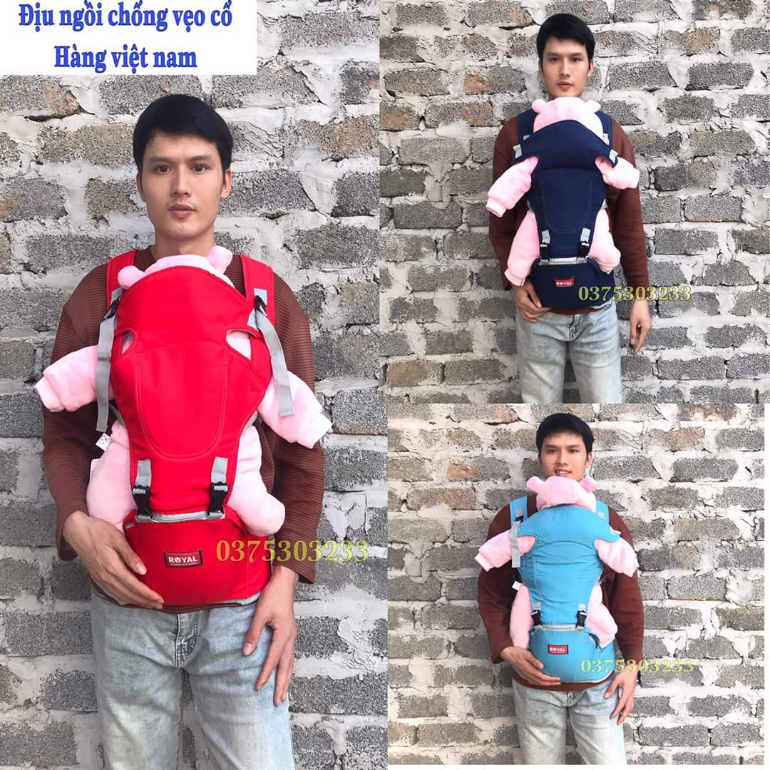 [Chính Hãng] Địu Ngồi Royal Đủ Màu Cho Bé