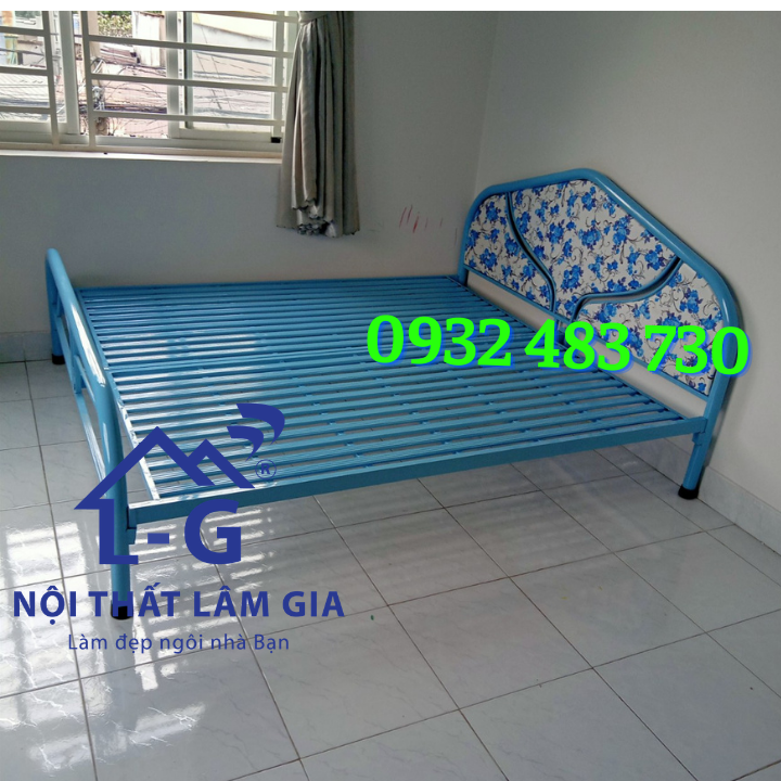 [HCM]Giường sắt ngủ 1m8x2m - giường sắt 1m8