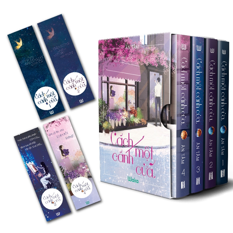 Fahasa - Boxset Cách Một Cánh Cửa (Bộ 4 Tập) - Tặng Kèm Bookmark