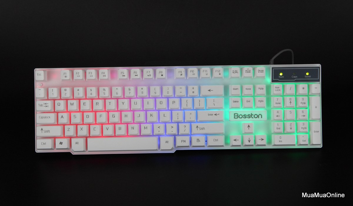 Bàn Phím Chuyên Game Bosston 803 Led Cao Cấp