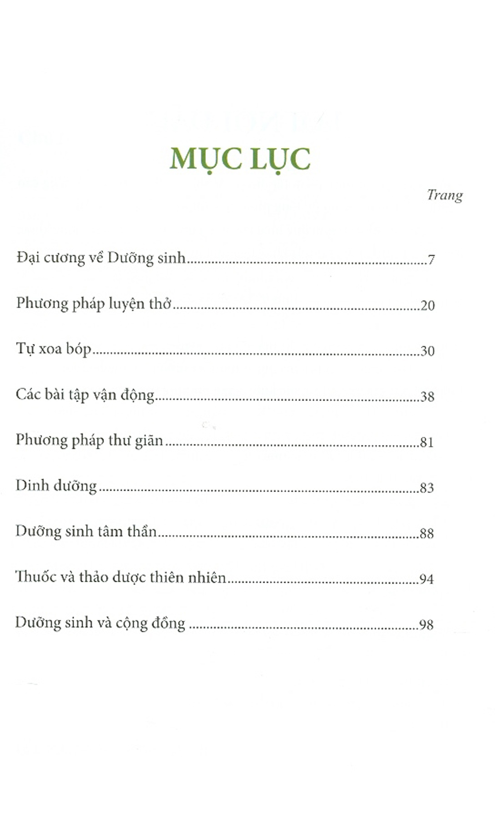 Dưỡng Sinh