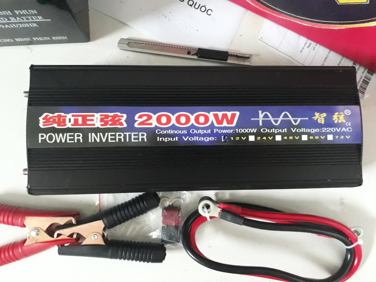Bộ Kich Điện INVERTER 2000W SIN CHUẨN - - INVERTER 2000W SIN CHUẨN
